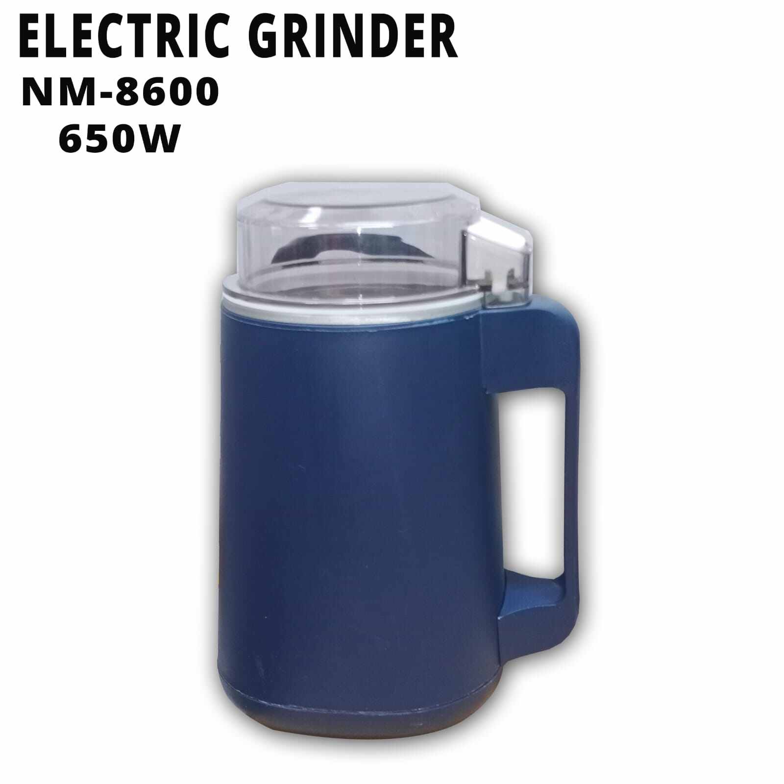 Picture of Stainless Steel Electric Spice Grinder Household Small Powder Grinding Machine, Electric Mini Spice Grinder Add 5 Blades, Mini Electric Coffee Beans Chopper – Superfine Powder Grinding Machine for Spices, Grains, and Beans – Efficient Kitchen Grinder Blend - Blue