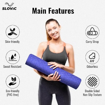 Picture of Mulicolor E - Co Friendly Quality Gym Yoga Mats 6mm - Multicolor