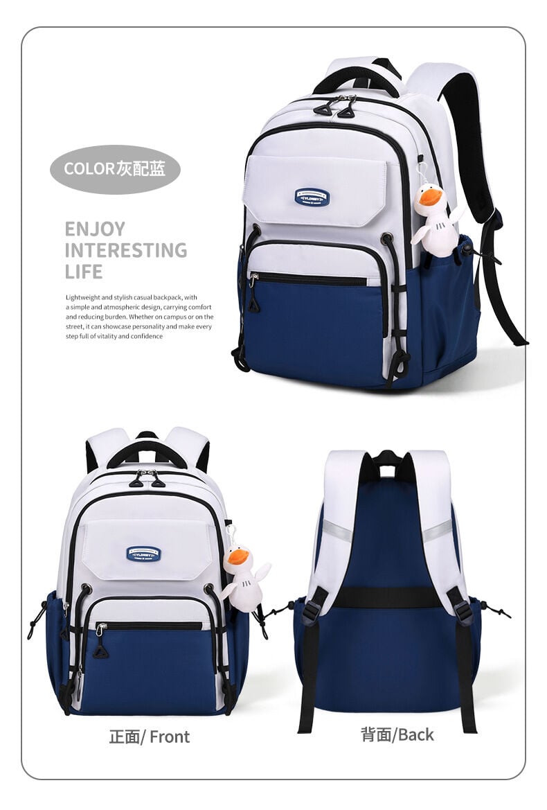 Picture of Kids School Bag – Stylish Lightweight Oxford Backpack for Boys & Girls| Large Capacity, Spine - Support Design| Premium Quality