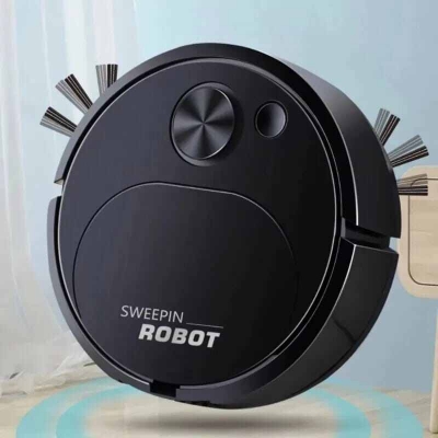 Picture of New Automatic Vacuum Cleaner, Small, Powerful Suction, Cleaning Robot, Cleaner, USB Charging, Vacuum Cleaner, Thin, Effective for Hair and Pet Hair, Cleaning - Multicolor