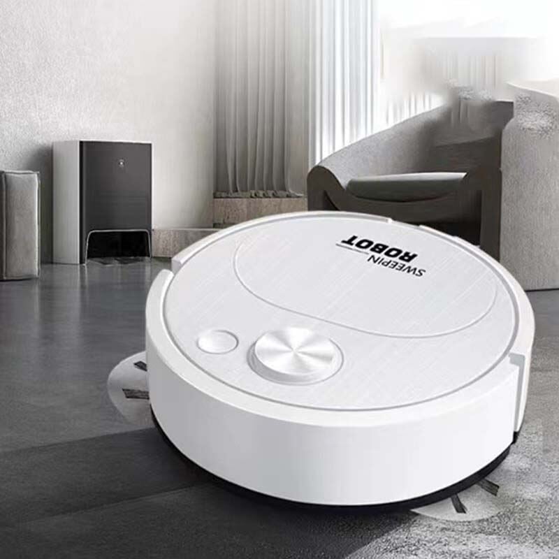 Picture of New Automatic Vacuum Cleaner, Small, Powerful Suction, Cleaning Robot, Cleaner, USB Charging, Vacuum Cleaner, Thin, Effective for Hair and Pet Hair, Cleaning - Multicolor