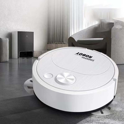 Picture of New Automatic Vacuum Cleaner, Small, Powerful Suction, Cleaning Robot, Cleaner, USB Charging, Vacuum Cleaner, Thin, Effective for Hair and Pet Hair, Cleaning - Multicolor