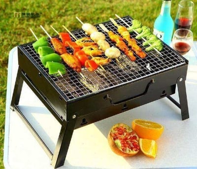 Picture of Stainless Steel BBQ Machine Barbecue Grill Machine - Black