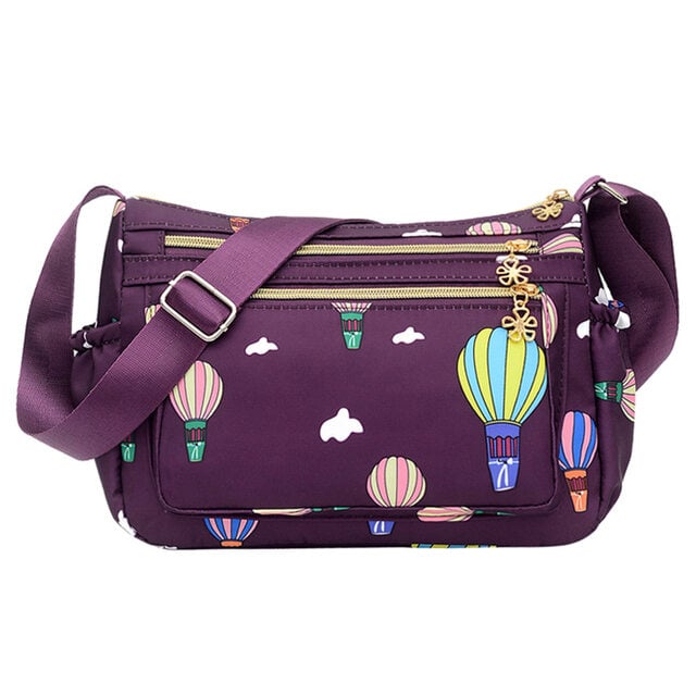Picture of Korean sports travel shoulder bag Women's Multi - functional Printed Crossbody Bag Lightweight Nylon Shoulder Messenger Bag Purses And Handbags Crossbody Bags