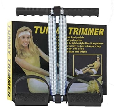 Picture of New Exclusive Tummy Trimmer Double Spring Waist, ABS Exerciser, Multipurpose Fitness Equipment for Both Men And Women - Black