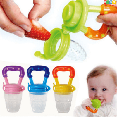 Picture of Baby Silicone Fresh Food Feeder BPA Free 30ml Capacity Pacifier - Infant Teething Toy Teether Pacifier for Fruits, Vegetables & Meat - Multicolor