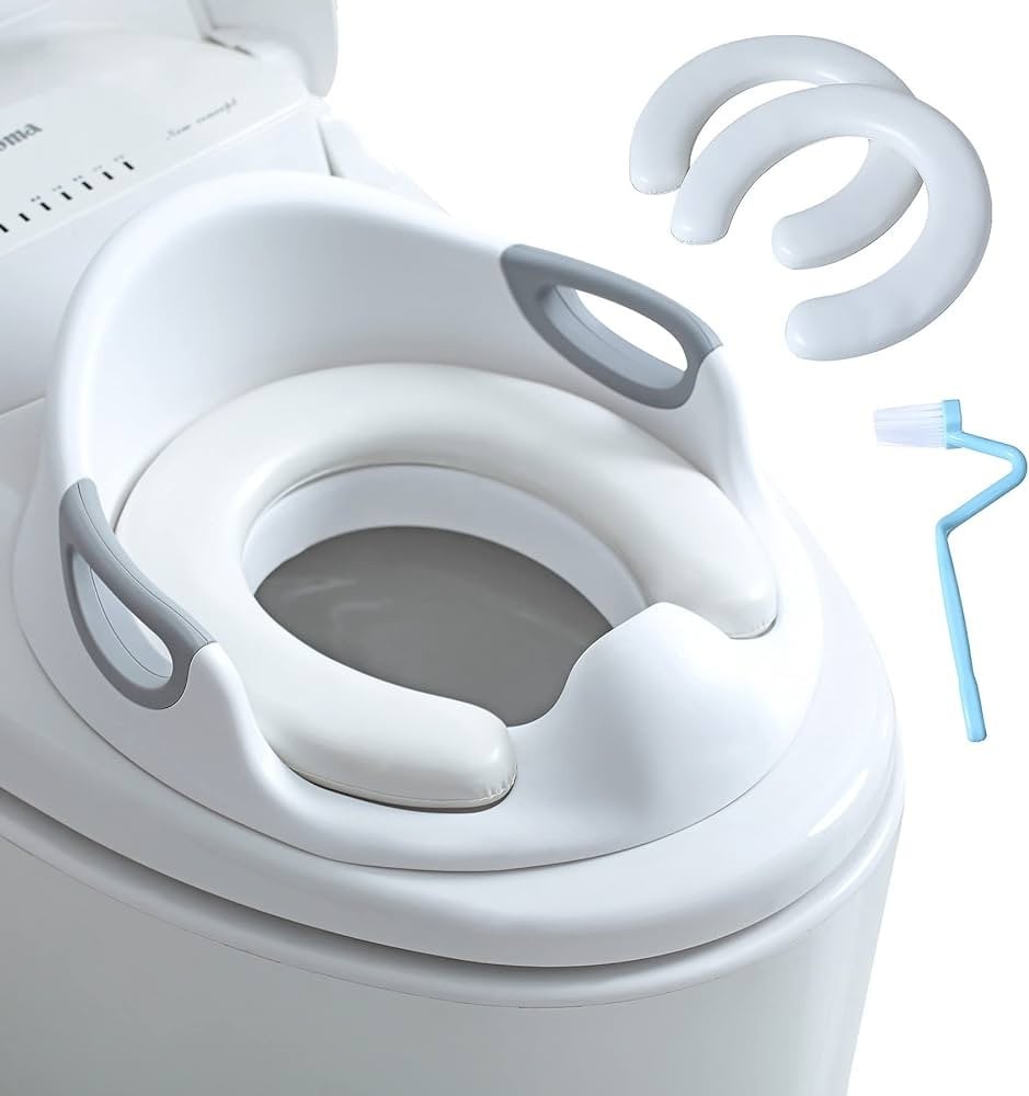 Picture of Baby Soft Washable Children’s Commode Support Toilet Training Seat Designed For Age 18+ Month Old Safe & Comfortable Potty - Multicolor - Multicolor