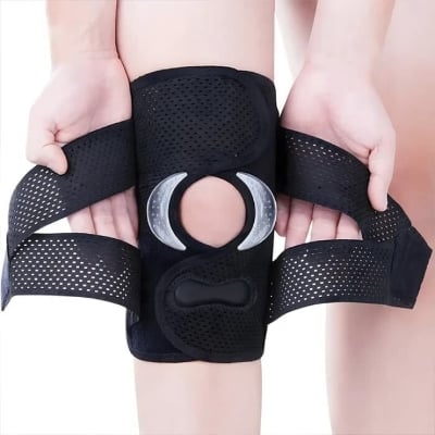 Picture of Adjustable Knee Brace Support, Knee Sleeve, Knee Pad for Knee Pain or Joint Pain BY FlashBuy Deals 1 PC