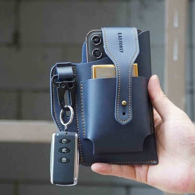 Picture of Retro Belt Waist Fashionable Bag Pack Men'S Casual Bag Travel Purse Waterproof Belt Zipper Tactical Military Outdoor Sport Fanny Pack - Convenient And Secure Storage Sports Belt Gym Bag For Men women Phone Holder Cycling