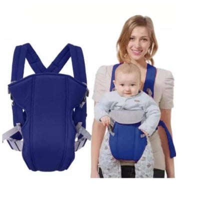 Picture of Baby Carrier Soft, Comfortable and stylish Baby Carrying Bag, Lying, Facing Mummy, Facing Forward Best Quality Blue Stylish Baby Carrier with Multiple PositionsBaby Carrier for 6 Months to 2 Years Baby - Multicolor