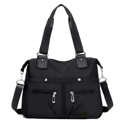 Picture of Women's Handbag Solid ( Red, Black, Blue colour ) Women's Multi - functional Printed Crossbody Bag Lightweight Nylon Shoulder Messenger Bag Purses And Handbags TOTE for women/ Girls