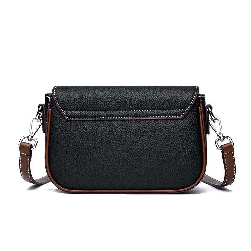 Picture of Stylish/ Fashionable Women/ Girls PU Leather Handbags Women Fashion Crossbody Messenger Bags Luxury Purses And Handbags(maroon, Black color)