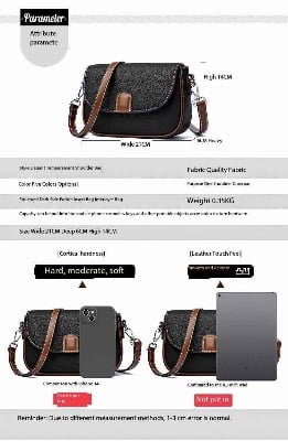 Picture of Stylish/ Fashionable Women/ Girls PU Leather Handbags Women Fashion Crossbody Messenger Bags Luxury Purses And Handbags(maroon, Black color)