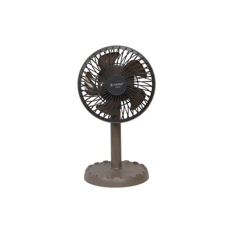 Picture of JY - 2218 rechargeable moving fan Professional Rechargeable Portable Mini Table Fan super Strong Wind Left to Right Oscillating Angle 45 Degrees - AC/ DC - Multicolor