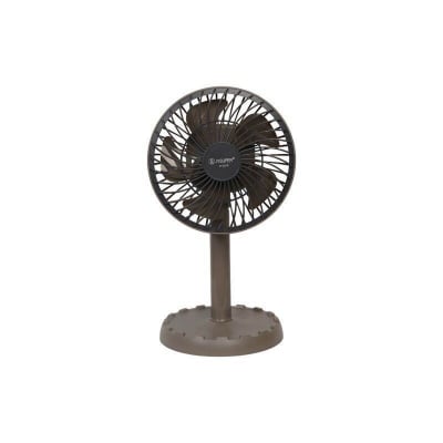 Picture of JY - 2218 rechargeable moving fan Professional Rechargeable Portable Mini Table Fan super Strong Wind Left to Right Oscillating Angle 45 Degrees - AC/ DC - Multicolor