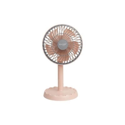 Picture of JY - 2218 rechargeable moving fan Professional Rechargeable Portable Mini Table Fan super Strong Wind Left to Right Oscillating Angle 45 Degrees - AC/ DC - Multicolor