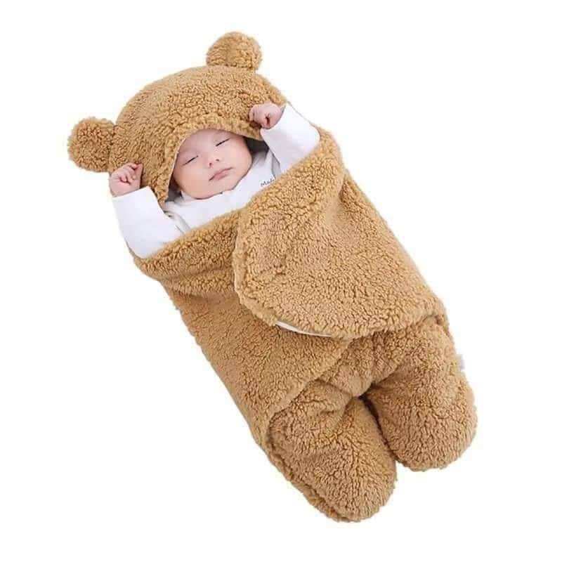 Picture of Winter Baby Blanket for {0 - 6} Months Newborn Baby Sleeping Bag Blanket Infant For Boys and Girls (78cm (width) *62 (length) cm, - 1 piece) Premium Quality Baby Blanket Soft Woolen Blanket For Kids Multicolor - Multicolor