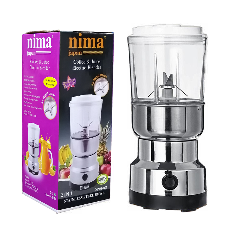 Picture of Nima NM - 8300 Electric Grinder - 200W Grinder and Blender| Nima electric Grinder| Blender machine - Silver