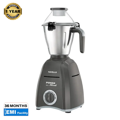 Picture of Havells 800-Watt 3 in 1 Power Hunk Stainless Steel Mixer Grinder 