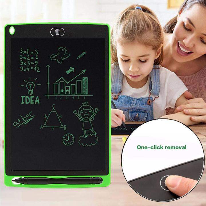 Picture of 8.5" LCD Writing Tablet Drawing Pad, Erasable E - writer, Office Writing Board, Digital Drawing Pad, Doodle Board Magic Book Digital Graphic Tablets Electronic Handwriting LCD Drawing Toy Tableta Magic Pad Board for Kids Gift - Multicolor