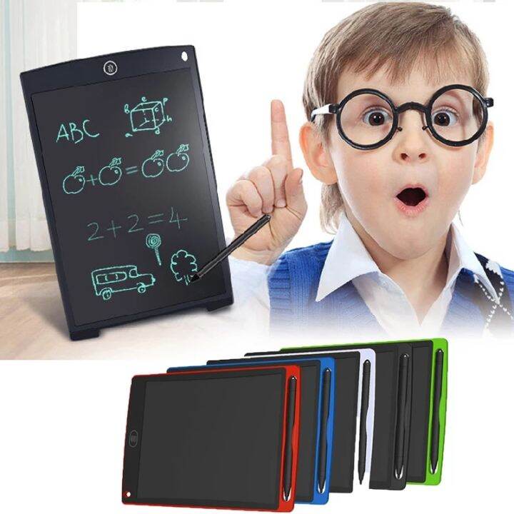 Picture of 8.5" LCD Writing Tablet Drawing Pad, Erasable E - writer, Office Writing Board, Digital Drawing Pad, Doodle Board Magic Book Digital Graphic Tablets Electronic Handwriting LCD Drawing Toy Tableta Magic Pad Board for Kids Gift - Multicolor