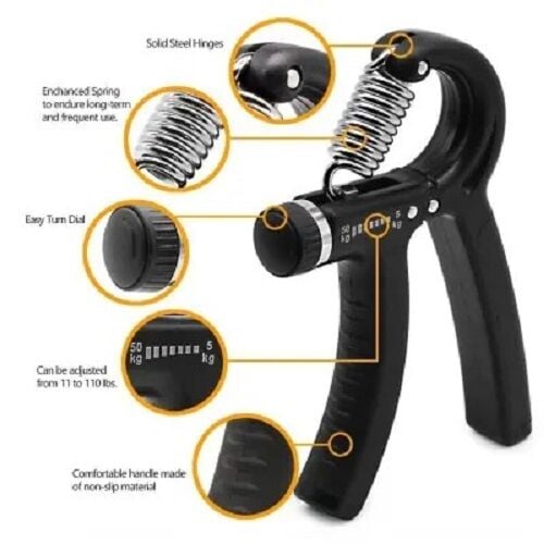 Picture of 1 pc Adjustable Power Exercise Hand Strengthener Grip Trainer 10 - 40Kg - Hand Grip - Lifestyle by FlashBuy Deals