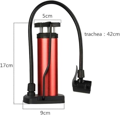 Picture of Outtobe Bike Pump Portable Foot Pump Bike Floor Pump Mini Air Inflator High Pressure Bike Pump Household Pump MTB Bicycle Pump Bike Accessories - Flashbuy Deals - Multicolor