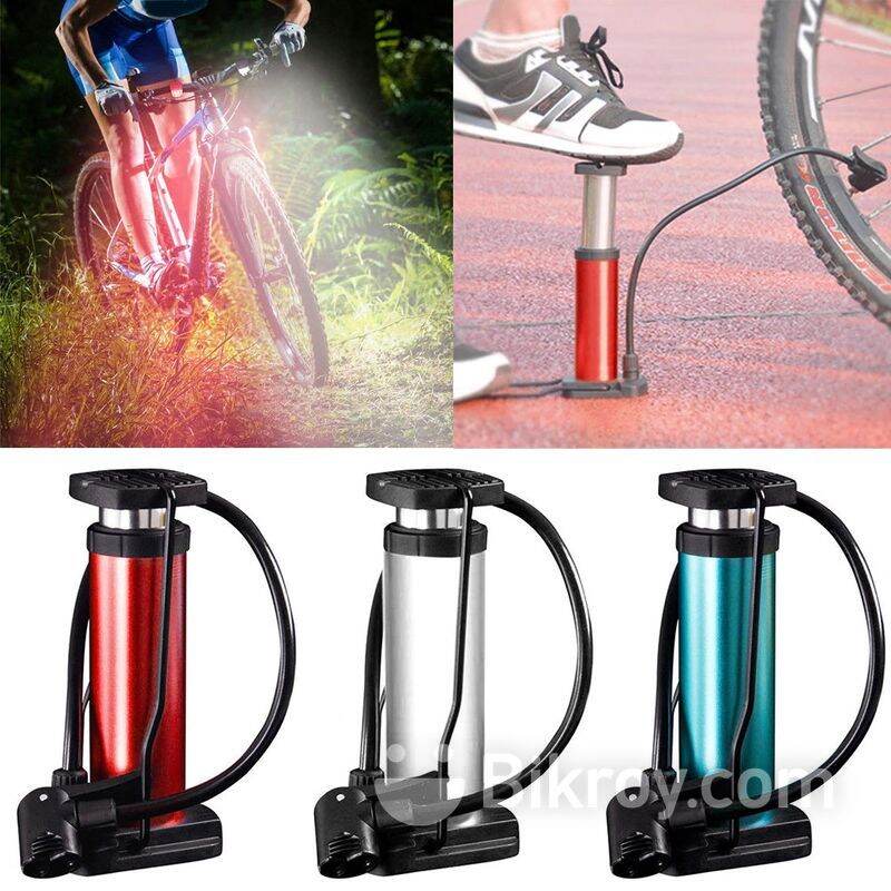 Picture of Outtobe Bike Pump Portable Foot Pump Bike Floor Pump Mini Air Inflator High Pressure Bike Pump Household Pump MTB Bicycle Pump Bike Accessories - Flashbuy Deals - Multicolor
