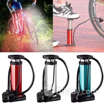 Picture of Outtobe Bike Pump Portable Foot Pump Bike Floor Pump Mini Air Inflator High Pressure Bike Pump Household Pump MTB Bicycle Pump Bike Accessories - Flashbuy Deals - Multicolor