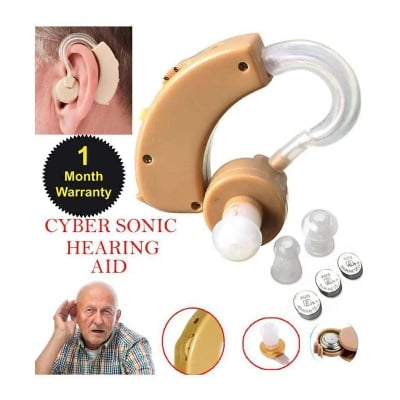Picture of CYBER SONIC Hearing Aids Ear Machine Hearing for Old Age/ Ear Hearing Machine/ BTE Bionic Ear Sound Amplifier - Multicolor