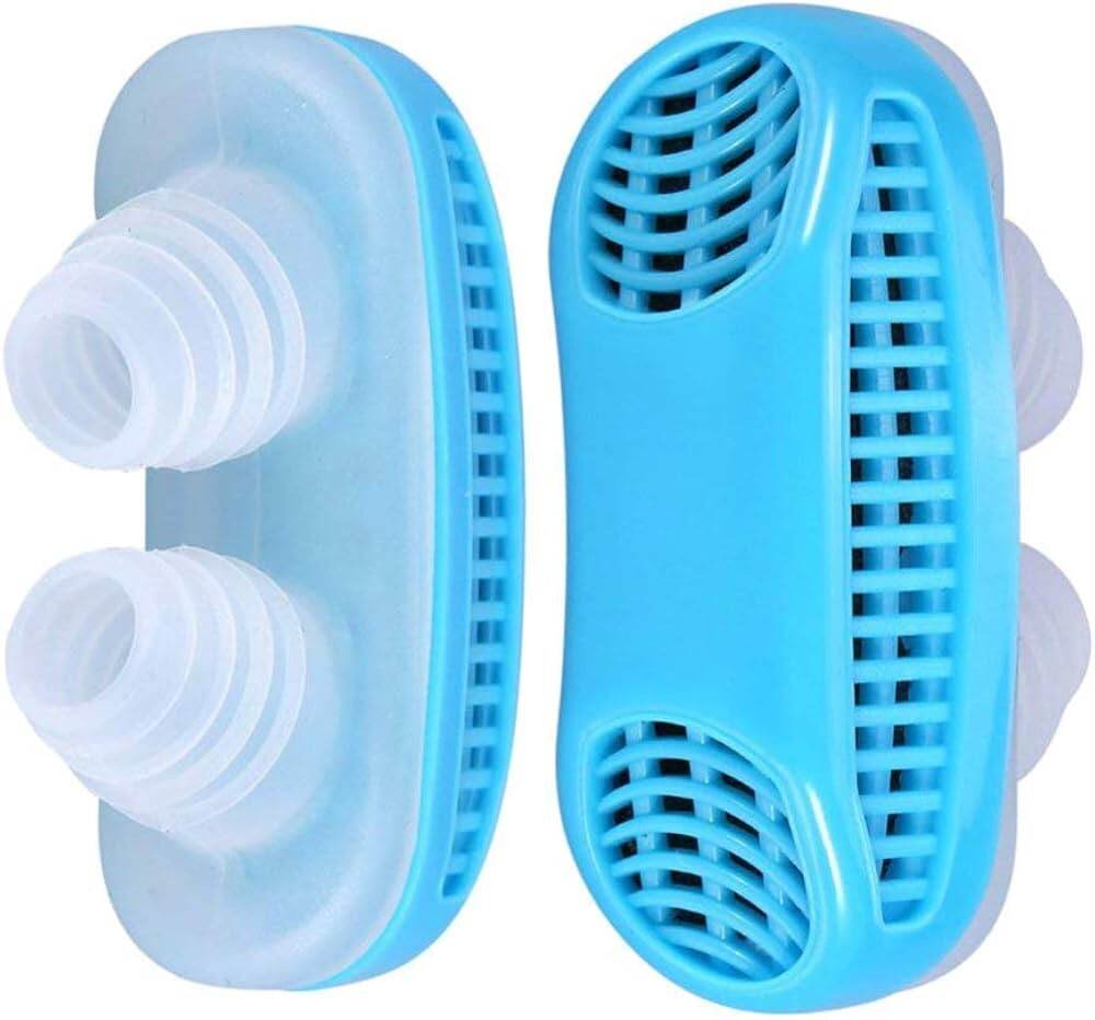 Picture of 2 In 1 Anti Snoring and Air Purifier Silicone Snore Stopper Device Nose Clip Vents - Multicolor