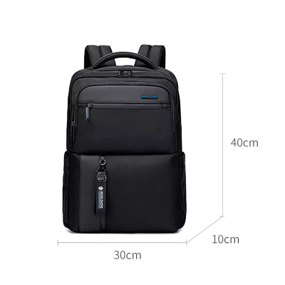Picture of ARCTIC HUNTER 15.6 Inch Anti - Theft Waterproof Oxford Business Laptop And Travel Backpack College Backpack High Capacity Casual Shoulder Bag - Black