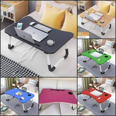 Picture of Versatile - Computer Laptop Desk Small Foldable Multi - Function Bed Desk Simple Dormitory Lazy Table Bed with Laptop Table - Tremendously Adaptable - Multicolor