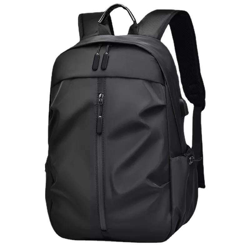 Picture of Waterproof Casual Multi - Functional Laptop Backpack Slim Business Bag with USB Port for Office, Travel, and School| Smart Backpack for Men & Women| Black Compact Bag Stylish Unisex Bag - Black