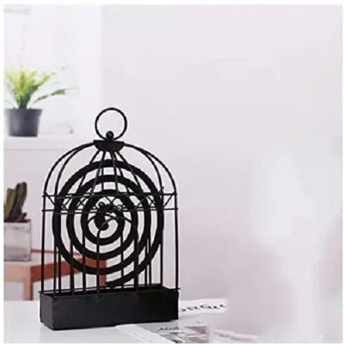 Picture of Mosquito Coil Birdcage Holder Household Creative Hanging Metal Coil Case by FlashBuy Deals