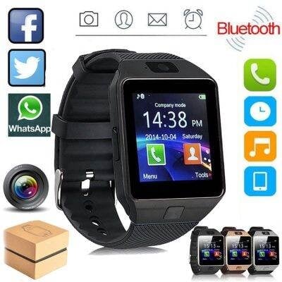 Picture of ZEPAD DZ09 Smart Mobile Watch Phone Camera Bluetooth HT with Sim Card Slot TF Card Camera New 2.0 Version - Multicolor
