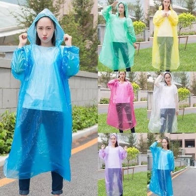Picture of Waterproof PVC Raincoat – Rain Card, Rain Coat, Wallet Rain Coat, Pocket Rain Coat, Unisex Rain Coat, Rain Coat For Man And Women Durable & Lightweight – Multicolor