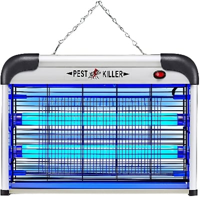 Picture of Electric Pest Killer And Lamp Insect Fly Kill Electric Lamp 20 Watt UV Light 1 Feet - White