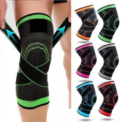 Picture of Knee Pads for Arthritis & Joint Support Knee Pain, Fitness, Travel and Relief guard reducer Compression Knee Sleeve with Adjustable Strap Support – Advanced Joint Stabilizer – Sports Knee Braces for Men & Women, Protector for Active Lifestyle - Multicolor