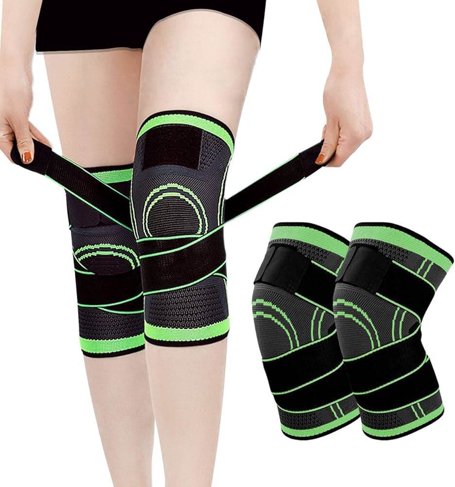 Picture of Knee Pads for Arthritis & Joint Support Knee Pain, Fitness, Travel and Relief guard reducer Compression Knee Sleeve with Adjustable Strap Support – Advanced Joint Stabilizer – Sports Knee Braces for Men & Women, Protector for Active Lifestyle - Multicolor