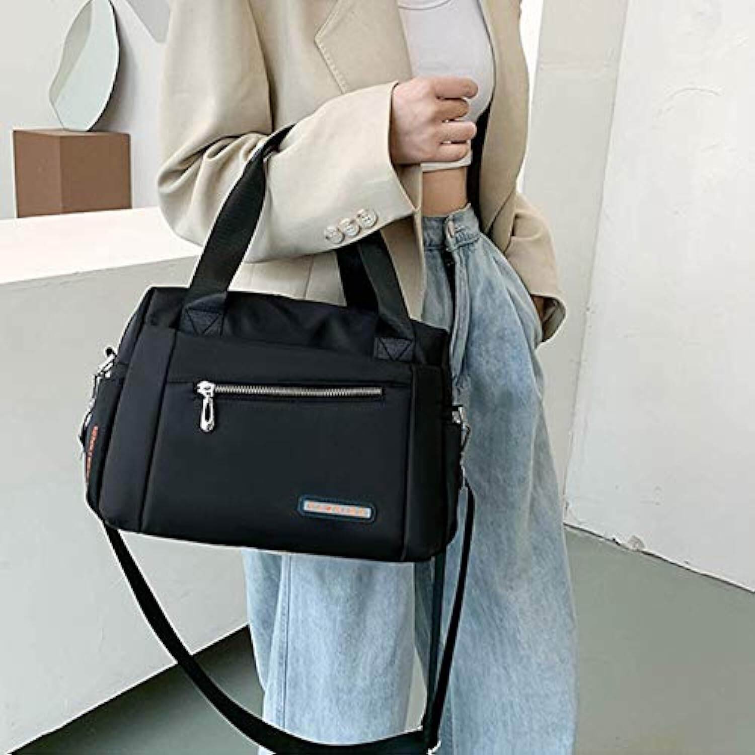 Picture of Luxury Bag & Purse Waterproof Nylon Shoulder Ladies Travel Crossbody Messenger or Teen Girls Designer High Quality Stylish/ Fashionable Women/ Girls