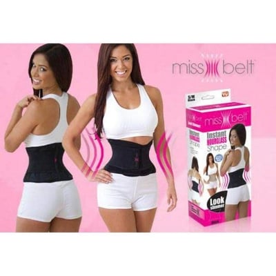 Picture of Slimming Belt Miss Waist Newest Belt Instant Hourglass Shape - Black