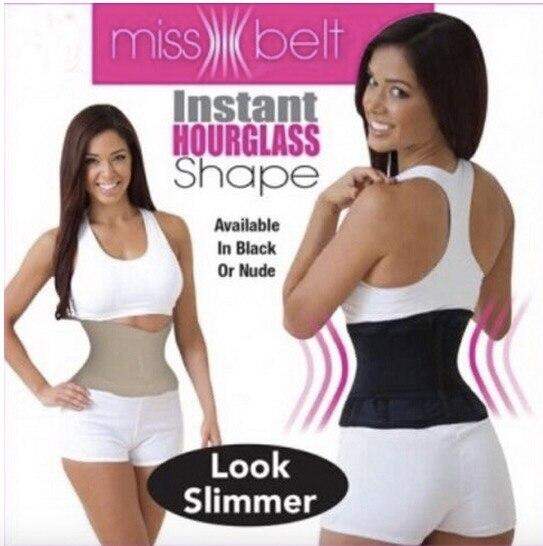 Picture of Slimming Belt Miss Waist Newest Belt Instant Hourglass Shape - Black