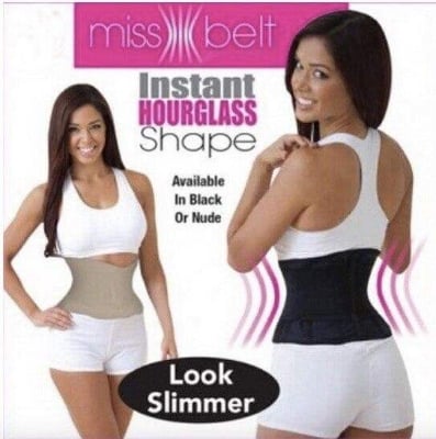 Picture of Slimming Belt Miss Waist Newest Belt Instant Hourglass Shape - Black