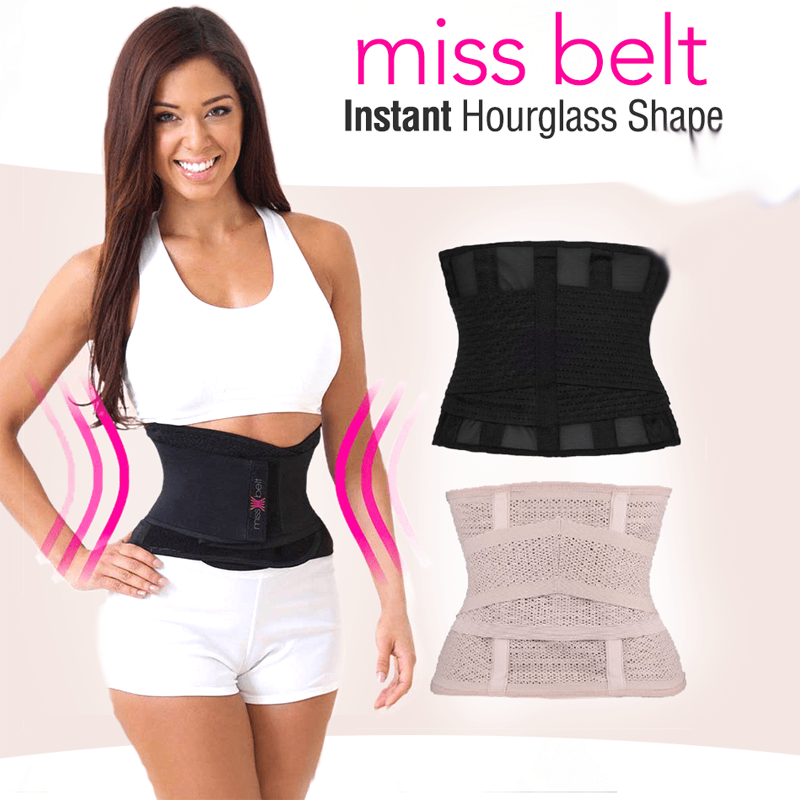 Picture of Slimming Belt Miss Waist Newest Belt Instant Hourglass Shape - Black
