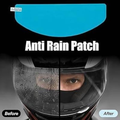 Picture of New Rainproof and Anti Fog Film for Universal Helmet Visor for biker