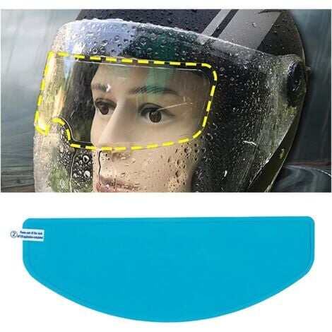 Picture of New Rainproof and Anti Fog Film for Universal Helmet Visor for biker