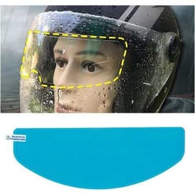 Picture of New Rainproof and Anti Fog Film for Universal Helmet Visor for biker
