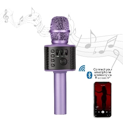 Picture of Wireless Bluetooth Karaoke WS - 858 Microphone MIC Speaker - Multicolor