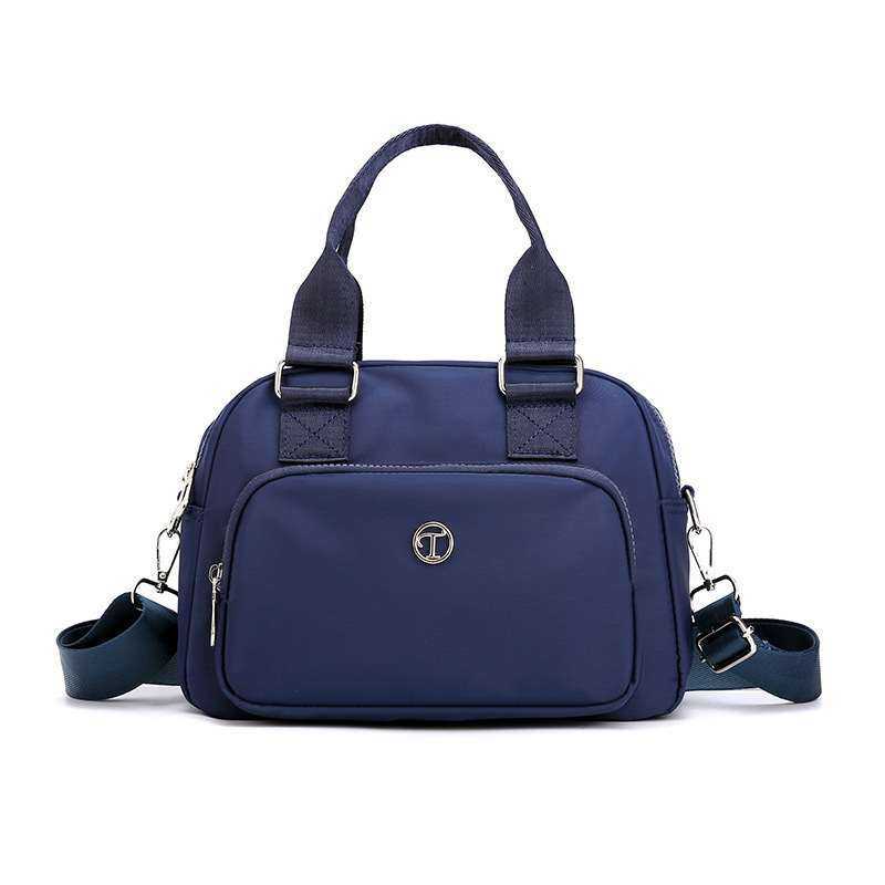 Picture of Nylon Women Messenger Bag Waterproof Shoulder Crossbody Handbag for Teen Girls Designer High Quality Large Capacity Fashionbag ( blue color ) - Blue